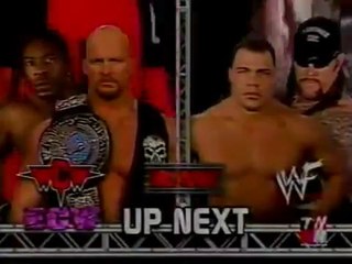 Kurt Angle & Undertaker vs. Booker T & Stone Cold
