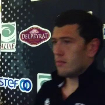 Itw Julien Tastet après SMR vs Tarbes