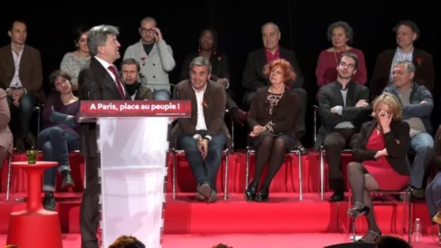 Meeting Place au Peuple à Paris, discours de Jean-Luc Mélenchon