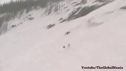 Skiing Faceplant On A Big Mountain