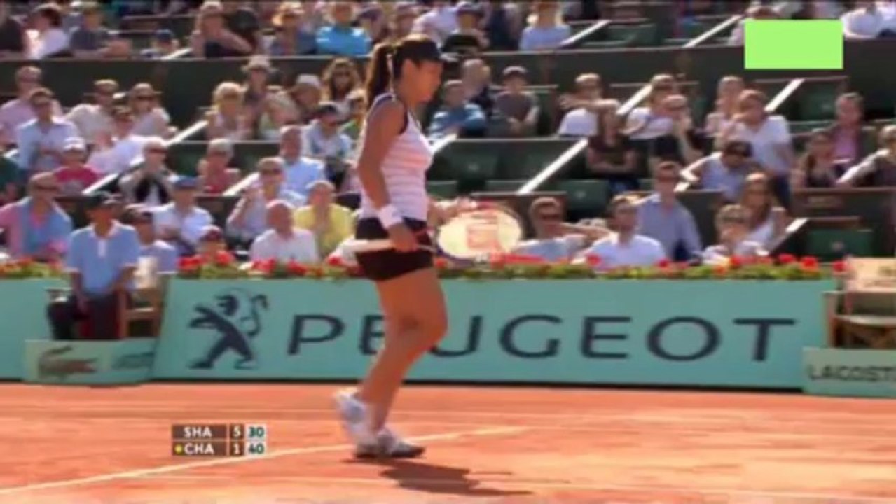Roland Garros 2011 3rd Round Highlight Maria Sharapova vs Yung-Jan Chan