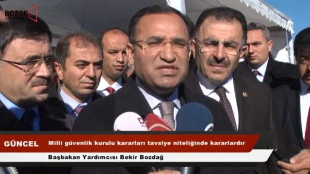 MİLLİ GÜVENLİK KURULU KARARLARI TAVSİYE NİTELİĞİNDE KARARLARDIR