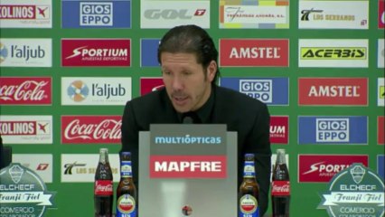 Simeone ai suoi: "Piedi per terra"