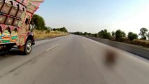 Islamabad to Lahore on Motorcycle via Motorway in HD - Part 2 of 7