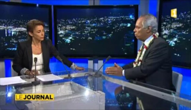 Victorin Lurel invité du JT de Polynésie 1ère