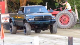 Dodge Cummins Truck Pull BUSTED DRIVESHAFT With Slow Mo Replay!!!!