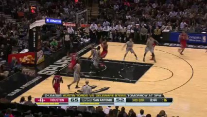 今季常見火箭的進攻模式~Harden 突破禁區再傳給Howard alley-oop