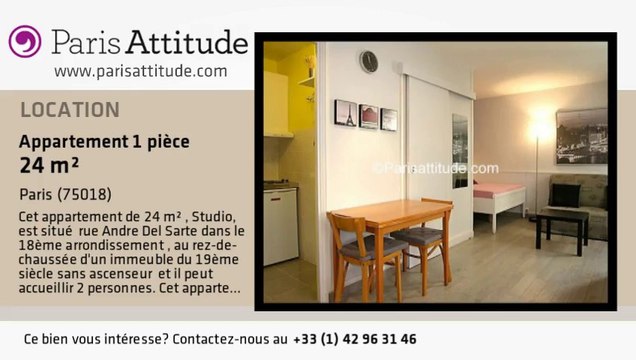 Appartement Studio à louer - Sacré Cœur, Paris - Ref. 7123