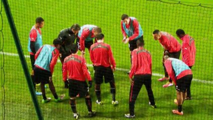 04/12/13 : SRFC-ASSE : échauffement