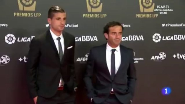 Javier Portillo en la 5ª Gala de entrega de los Premios de la LFP