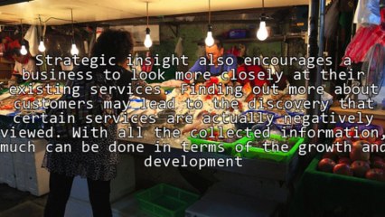 Gaining Strategic Insight For Higher Profits