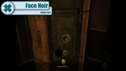 Face Noir - Solution  Enigme du Coffre-Fort