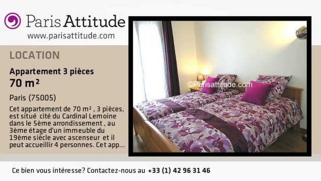Appartement 2 Chambres à louer - Quartier Latin/St Michel, Paris - Ref. 5762