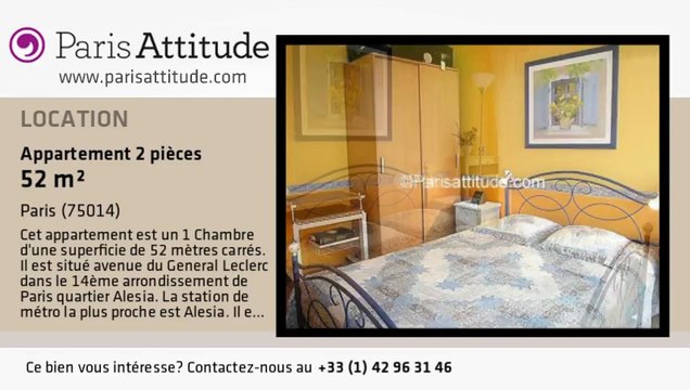Appartement 1 Chambre à louer - Alésia, Paris - Ref. 4308