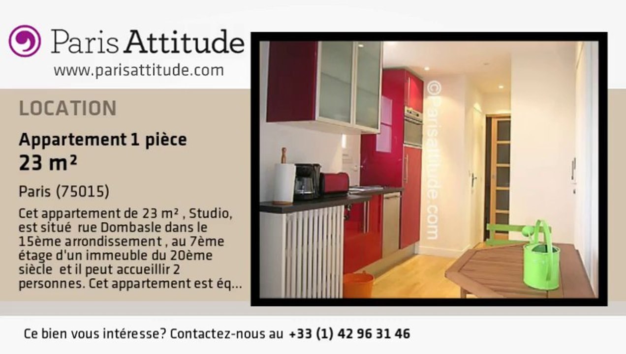 Appartement Studio à louer - Convention, Paris - Ref. 7451