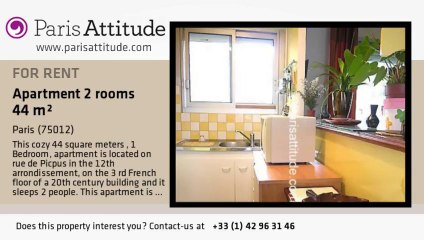 1 Bedroom Apartment for rent - Nation, Paris - Ref. 6229