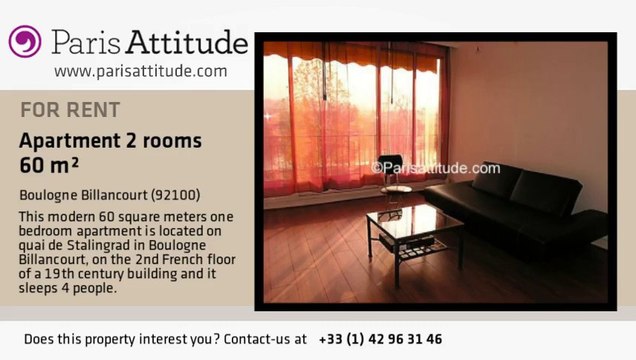 1 Bedroom Apartment for rent - Boulogne Billancourt, Boulogne Billancourt - Ref. 1060
