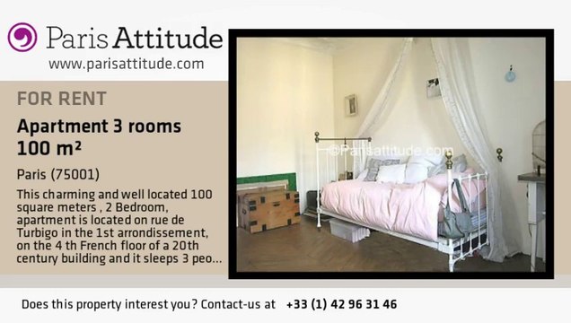 2 Bedroom Apartment for rent - Strasbourg St Denis, Paris - Ref. 6669