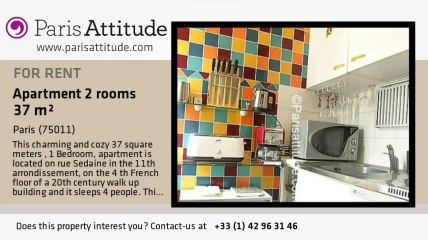 1 Bedroom Apartment for rent - Voltaire, Paris - Ref. 6065