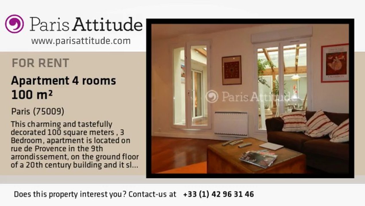 3 Bedroom Apartment for rent - Notre Dame de Lorette, Paris - Ref. 7817
