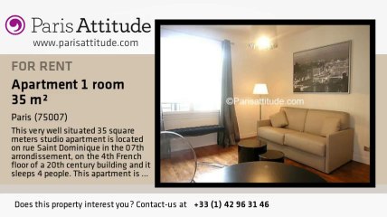 Studio Apartment for rent - Tour Eiffel, Paris - Ref. 4237