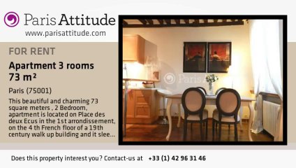 2 Bedroom Apartment for rent - Palais Royal, Paris - Ref. 6333