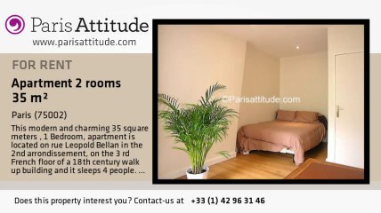 1 Bedroom Apartment for rent - Montorgueil, Paris - Ref. 6340