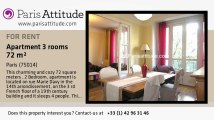 2 Bedroom Apartment for rent - Alésia, Paris - Ref. 7773