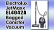 Electrolux JetMaxx EL4042A Bagged Canister Vacuum Review : Best Canister Vacuum Cleaner Reviews