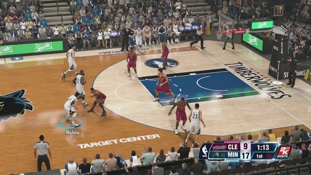 NBA 2K14 (PS4) Timberwolves vs Cavs Gameplay
