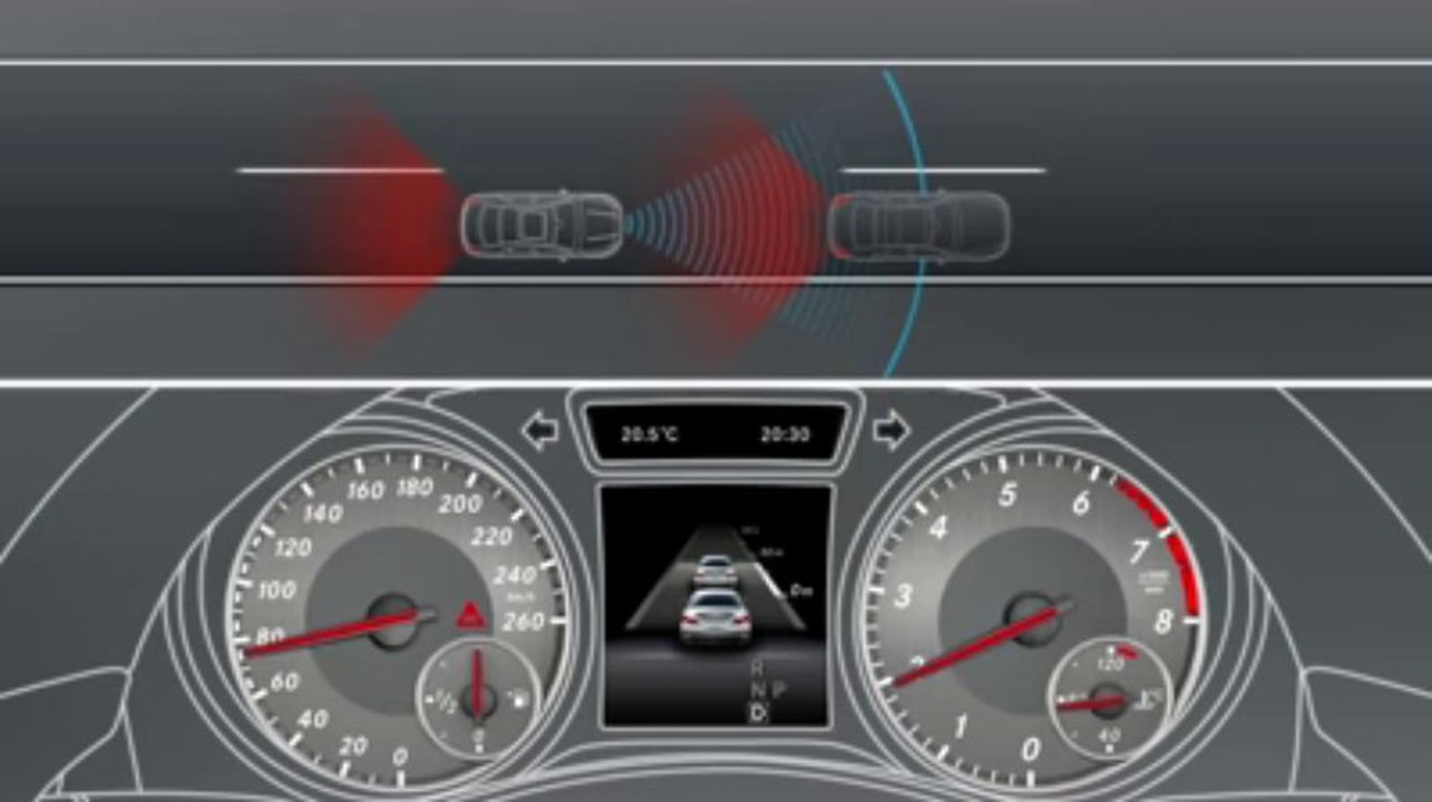 New Car Radar In Mercedes For Auto Driving!