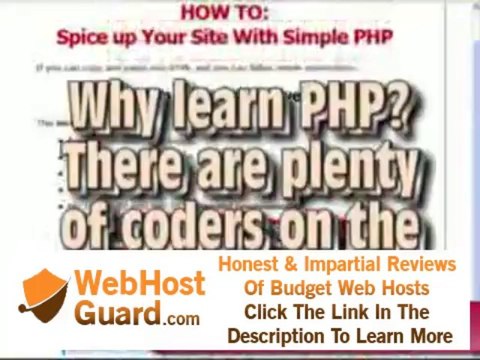 Simple PHP - Cheap Web Hosting | Php Help