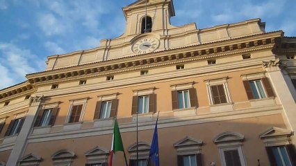 Palazzo Montecitorio a Roma - Sede Camera Dei Deputati Parlamento Italiano