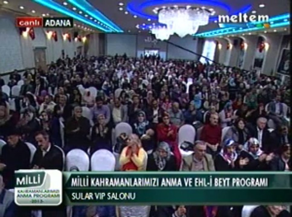 Milli Kahramanlarımızı Anma Ve EhL-i BEYT Programı Dr. Işıl Özdemir 01,12,2013