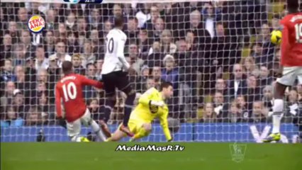 أهداف مباراة توتنهام 2-2 مانشستر يونايتيد - الجولة 13 - 1/12/2013