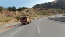 Islamabad to Lahore on Motorcycle via Motorway in HD - Part 3 of 7