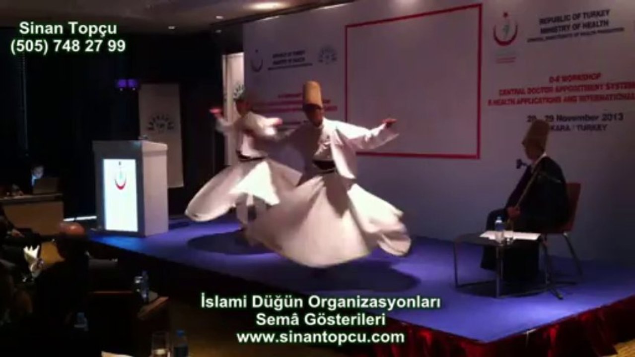 ankara rixos otel semazen grubu gösterisi sinan topçu  ankara semazen ekibi rixos otel ankara islami organzasyolar