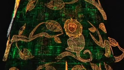 World's largest floating Christmas tree lit up in Brazil