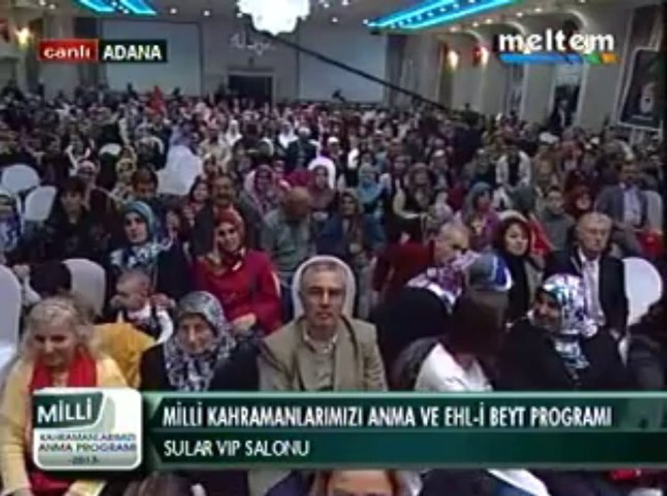 Milli Kahramanlarımızı Anma Ve EhL-i BEYT Programı Fatma Göksel 01,12,2013