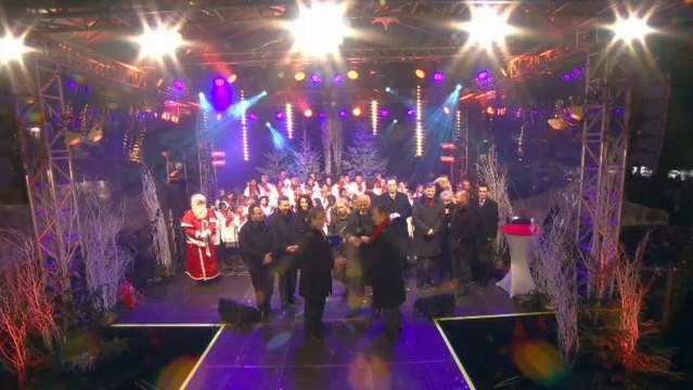 Strasbourg : Noël au pays des merveilles, le spectacle place Kleber (2013)