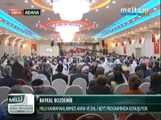 Milli Kahramanlarımızı Anma Ve EhL-i BEYT Programı Baykal Bozdemir 01,12,2013