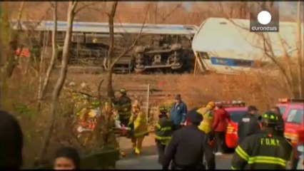 Al menos 4 muertos en un accidente de tren en Nueva York