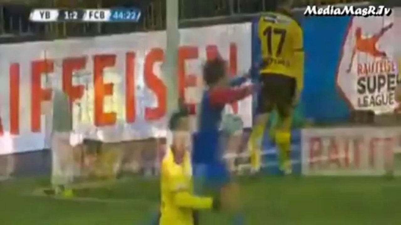 هدفي محمد صلاح في يانج بويز - الدوري السويسري - 1/12/2013