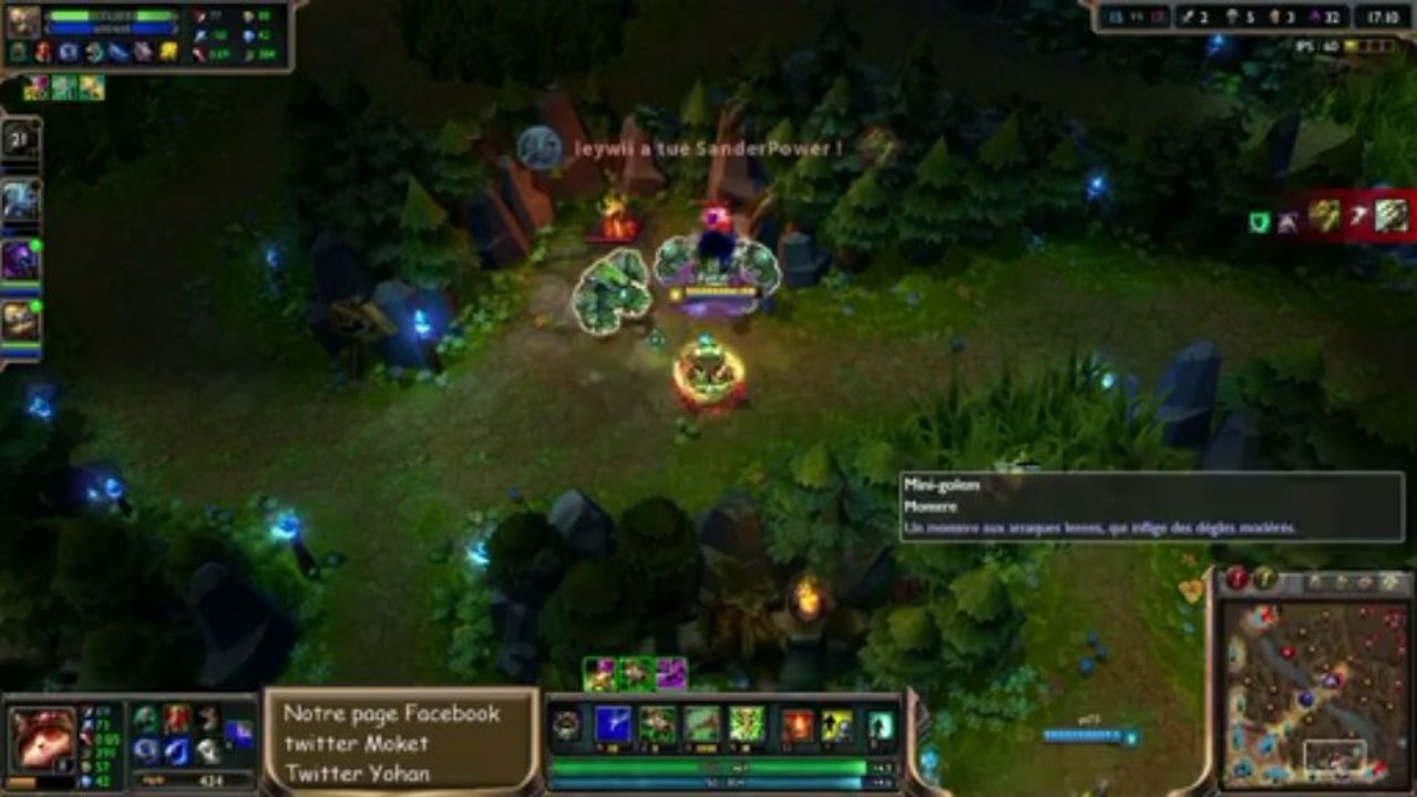 [LoL] duo bot league of legends teemo heimer moket ( teemo )