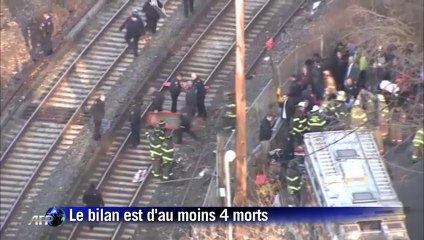 Un train déraille à New York: au moins quatre morts