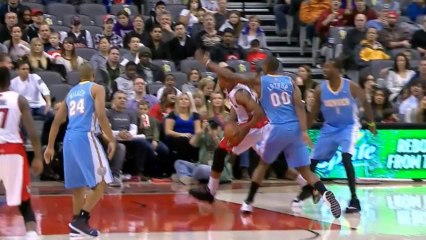 Le contre monstrueux de Timofey Mozgov sur la tentative de poster de Rudy Gay