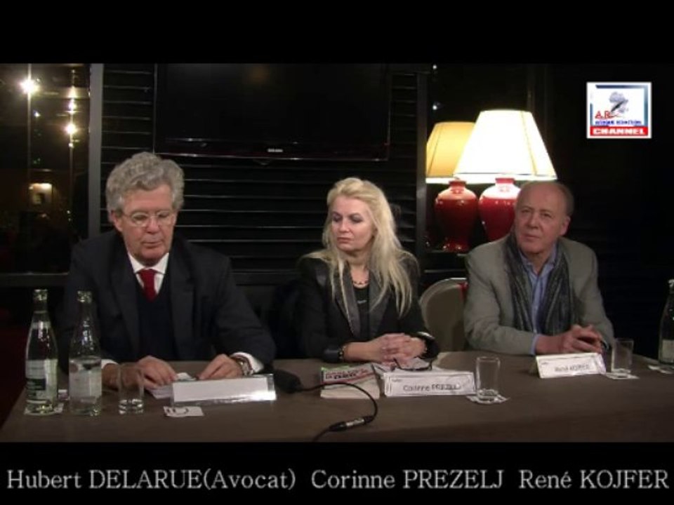 AFFAIRE DSK - KOJFER CARLTON. Le livre  le dossier X de DSK en conférence au Press Club France