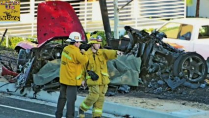 Paul Walker Dies car crash - Footage of Paul Horrible car Accident [Porsche crash] 11-30-2013
