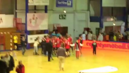 Fin de match Pénaltys Coupe de France Caen - Massy / Handball