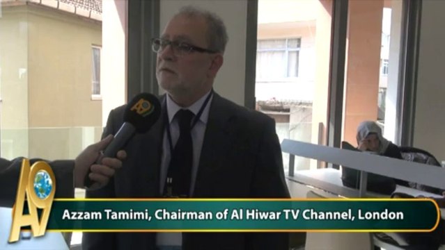 Azzam Tamimi, Chairman of Al Hiwar Tv Channel, London